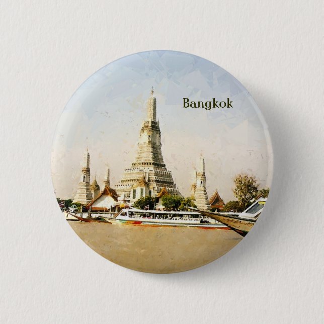 Bangkok, Thailand 6 Cm Round Badge (Front)