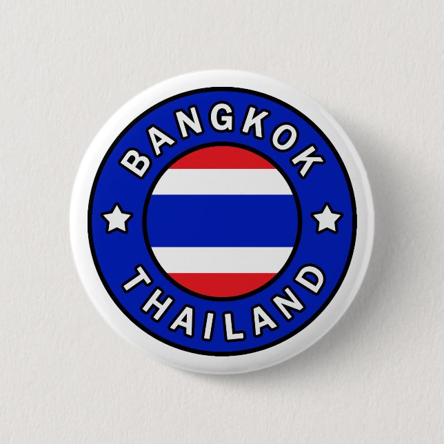 Bangkok Thailand 6 Cm Round Badge (Front)