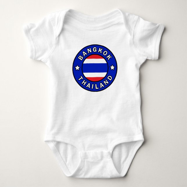 Bangkok Thailand Baby Bodysuit (Front)