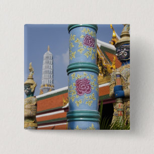 Bangkok, Thailand. Bangkok's Grand Palace 2 15 Cm Square Badge