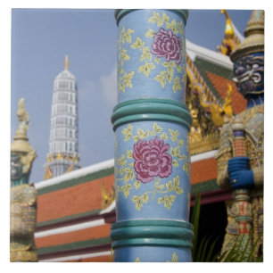 Bangkok, Thailand. Bangkok's Grand Palace 2 Ceramic Tile