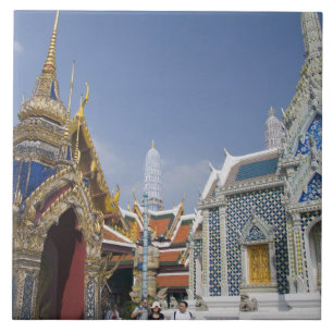 Bangkok, Thailand. Bangkok's Grand Palace Ceramic Tile