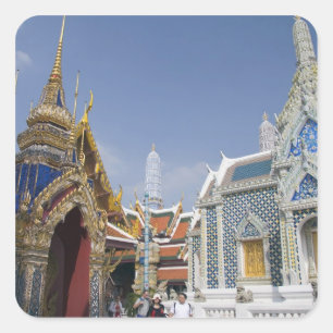 Bangkok, Thailand. Bangkok's Grand Palace Square Sticker