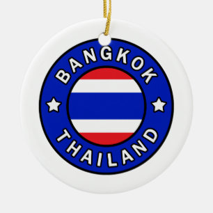 Bangkok Thailand Ceramic Ornament