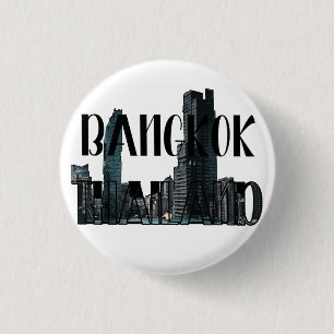 Bangkok Thailand - City, Travel, Thai 3 Cm Round Badge