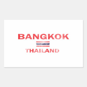 Bangkok Thailand designs Rectangular Sticker