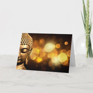 Bangkok, Thailand Gold Buddha Card