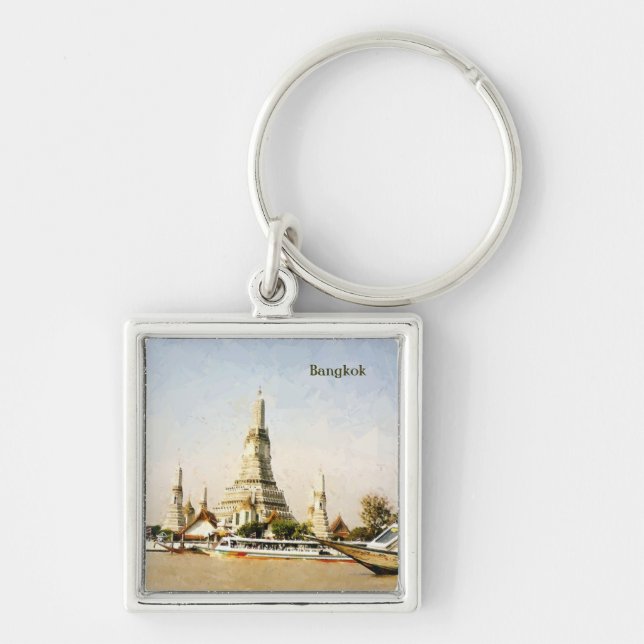 Bangkok, Thailand Key Ring (Front)