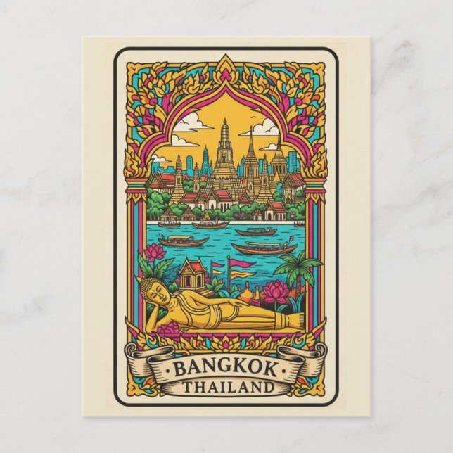Bangkok Thailand Postcard (Front)