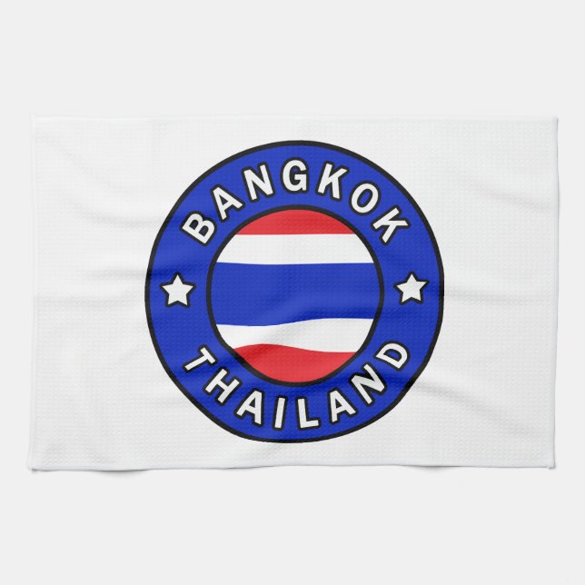 Bangkok Thailand Tea Towel (Horizontal)