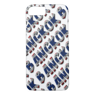 Bangkok Thailand Thai Flag Colours Typography iPhone 8/7 Case