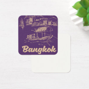 Bangkok, Thailand travel poster