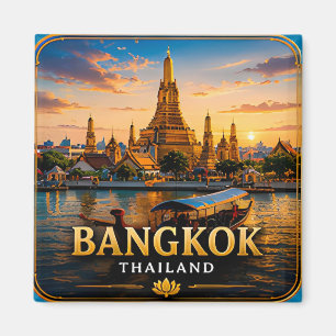Bangkok Thailand Tropical Capital Adventure 🌴 Magnet