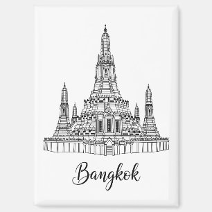 Bangkok Thailand Wat Arun  Magnet