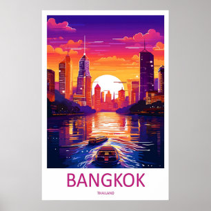 Bangkok Travel Print Wall Art Bangkok Wall Hanging