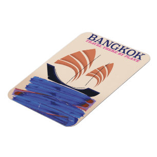 Bangkok "Travel there by plane" Magnet