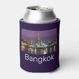 Bangkok Wat Arun Sunset BKK Thailand Souvenir Can Cooler