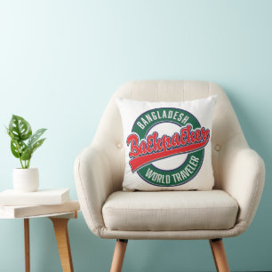 Bangladesh backpacker world traveller cushion
