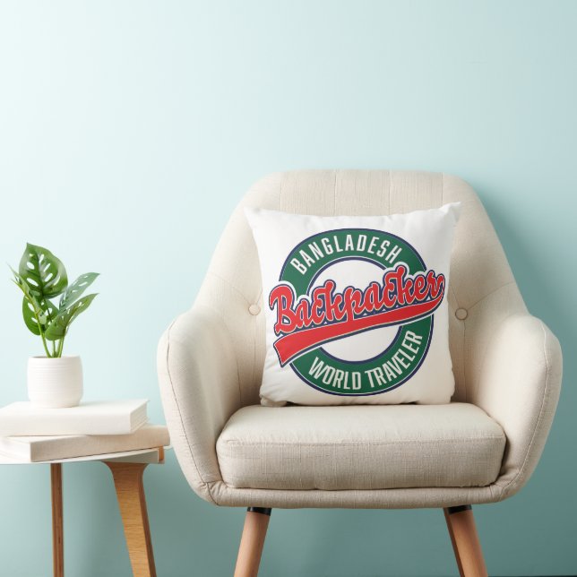 Bangladesh backpacker world traveller cushion (Chair)