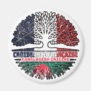 Bangladesh Bangladeshi French France Tree Roots Magnet