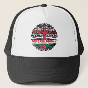 Bangladesh Bangladeshi Uk United Kingdom British Trucker Hat