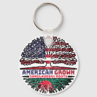 Bangladesh Bangladeshi US American USA United Key Ring