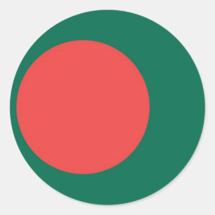 bangladesh classic round sticker