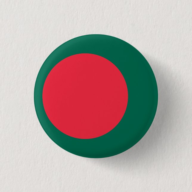Bangladesh Flag 3 Cm Round Badge (Front)