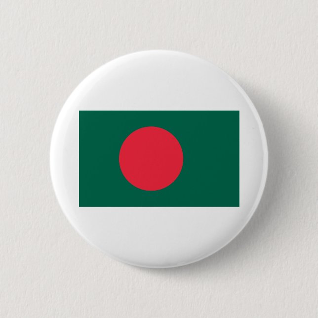 Bangladesh Flag 6 Cm Round Badge (Front)