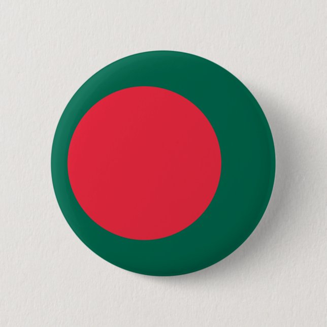 Bangladesh Flag 6 Cm Round Badge (Front)