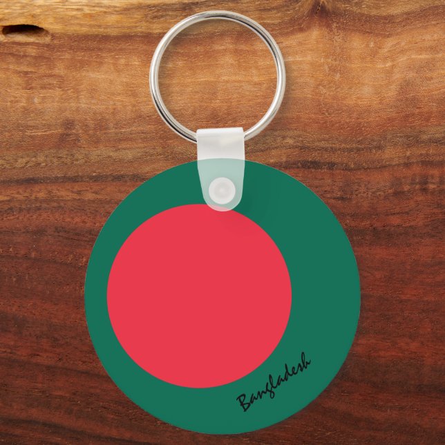 Bangladesh Flag & Bangladesh patriots / sports Key Ring (Front)