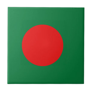 Bangladesh Flag Ceramic Tile