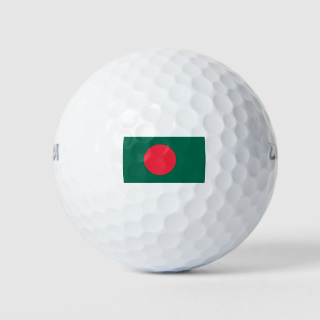 Bangladesh Flag Golf Balls (Front)