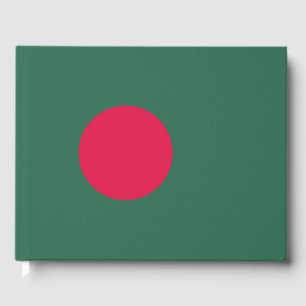 Bangladesh flag guest book