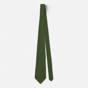 Bangladesh Flag Hearts Tie
