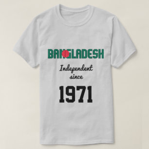 Bangladesh Flag Independence Celebration T-Shirt