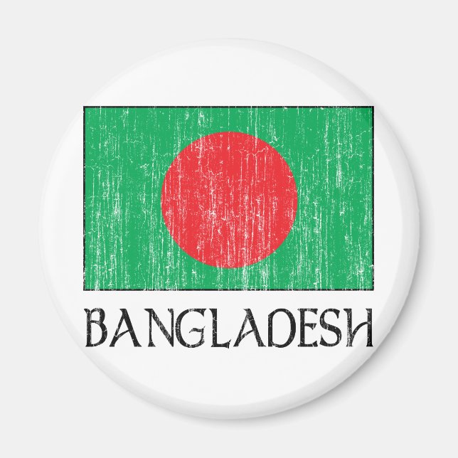 Bangladesh Flag Magnet (Front)