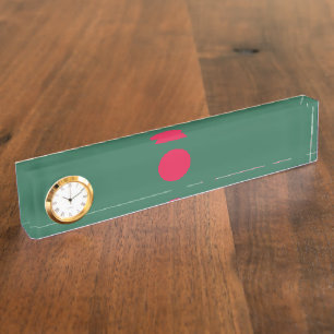 Bangladesh flag nameplate