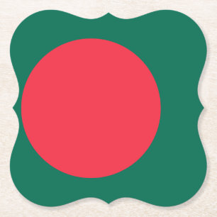 Bangladesh Flag Paper Coaster