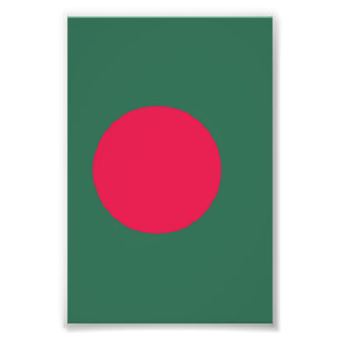 Bangladesh flag photo print