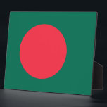 Bangladesh Flag Plaque<br><div class="desc">Celebrate national pride in a bold and elegant way with our Bangladesh Flag Plaque—an ideal decorative piece for your home, office, or special event! Crafted with attention to detail, this plaque showcases the vibrant green and red of the Bangladeshi flag in a polished and dignified display. Whether you're looking to...</div>