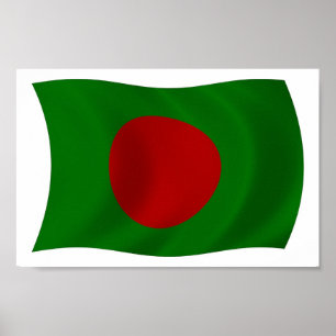 Bangladesh Flag Poster Print