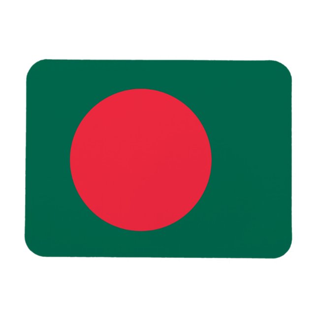 Bangladesh Flag Premium Magnet (Horizontal)