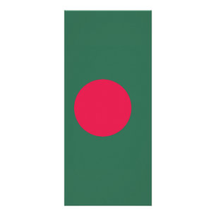 Bangladesh flag rack card