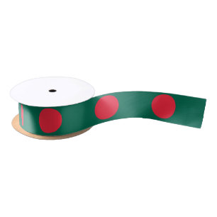 Bangladesh Flag Satin Ribbon