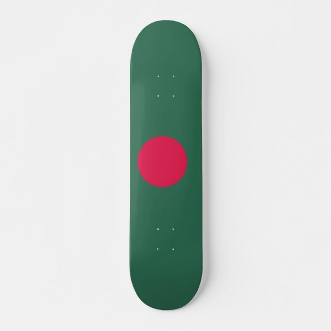 Bangladesh flag skateboard (Front)