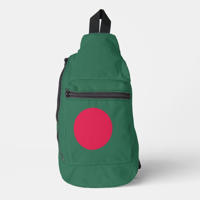 Bangladesh flag sling bag (Front)