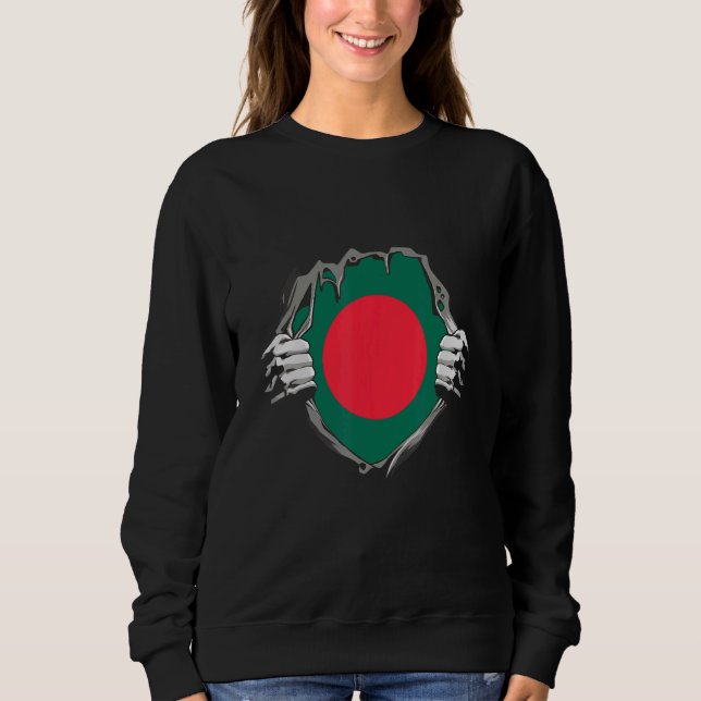 Bangladesh flag sweatshirt (Front)