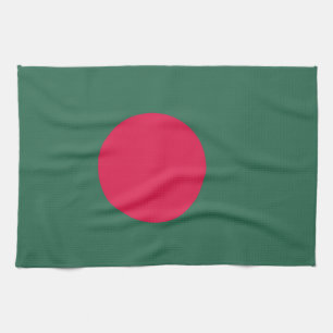 Bangladesh flag tea towel