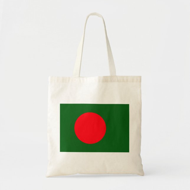 Bangladesh Flag Tote Bag (Front)